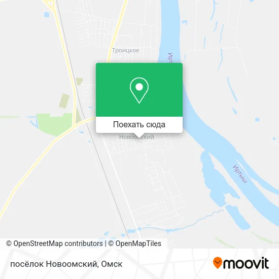 Карта посёлок Новоомский