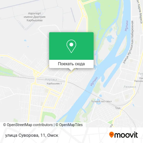 Карта улица Суворова, 11