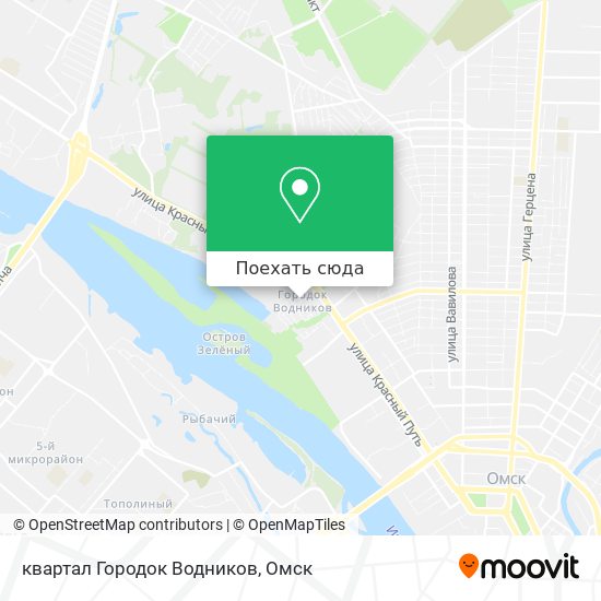 Карта квартал Городок Водников