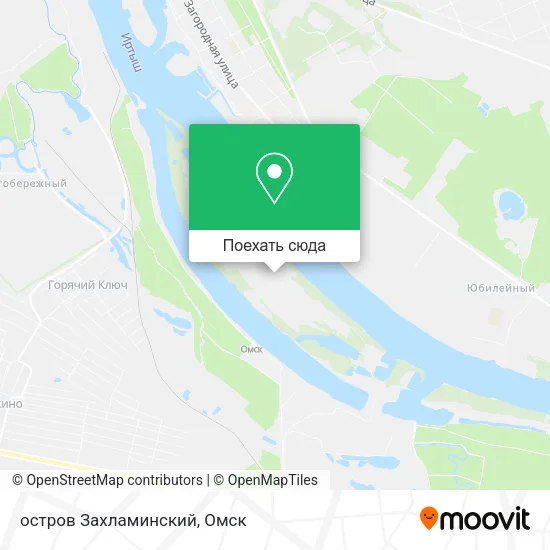 Карта остров Захламинский