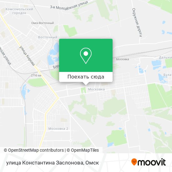 Карта улица Константина Заслонова