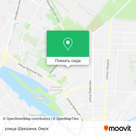 Карта улица Шукшина