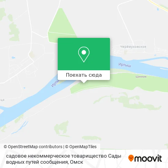 Карта садовое некоммерческое товарищество Сады водных путей сообщения