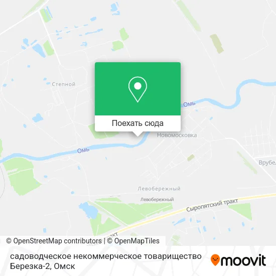 Карта садоводческое некоммерческое товарищество Березка-2