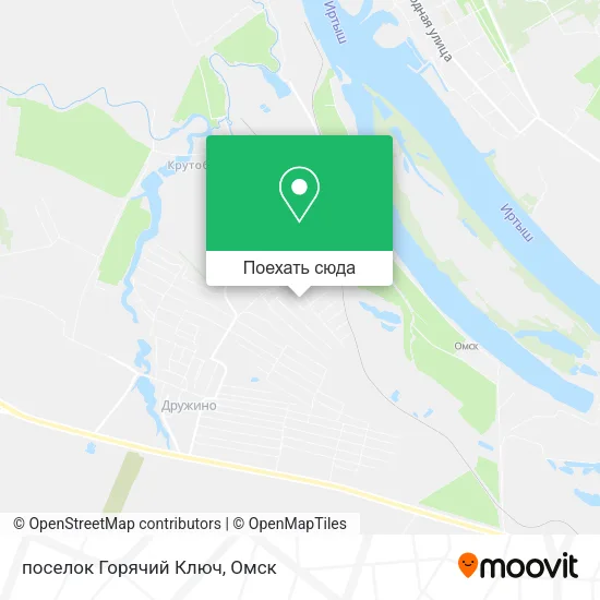 Карта поселок Горячий Ключ