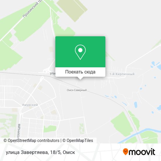 Карта улица Завертяева, 18/5