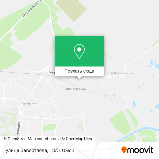 Карта улица Завертяева, 18/5