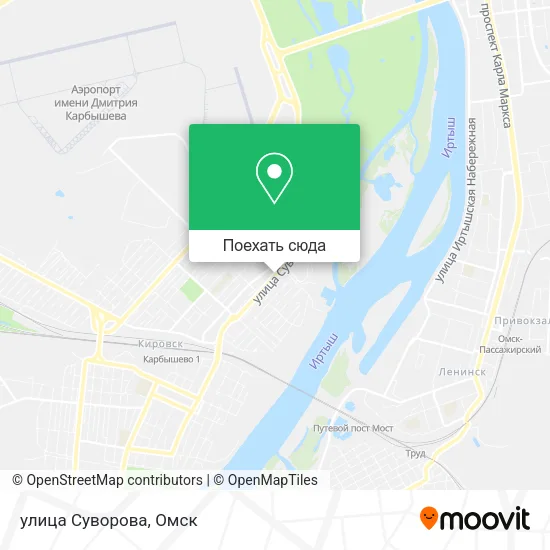 Карта улица Суворова