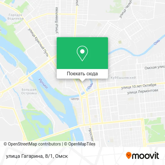 Карта улица Гагарина, 8/1