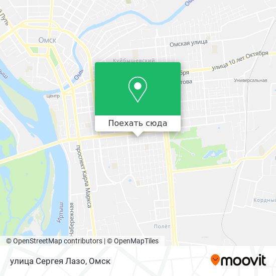 Карта улица Сергея Лазо