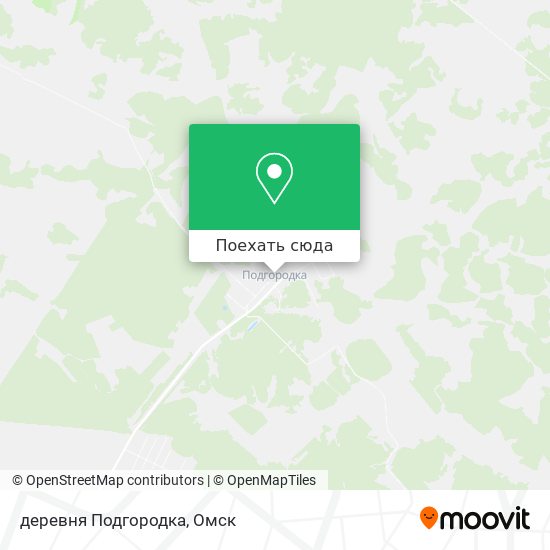 Карта деревня Подгородка