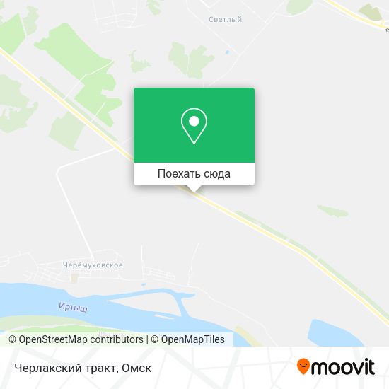 Карта Черлакский тракт