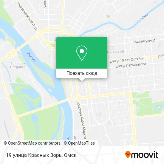 Карта 19 улица Красных Зорь