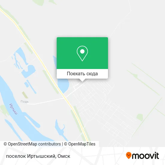Карта поселок Иртышский