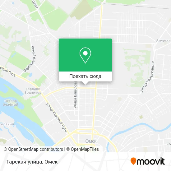 Карта Тарская улица