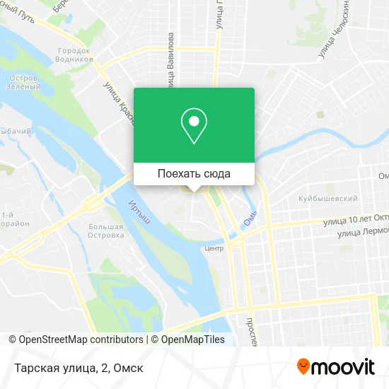Карта Тарская улица, 2
