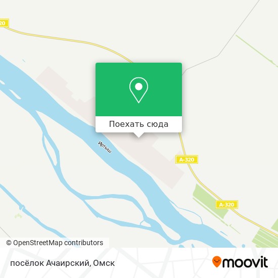 Карта посёлок Ачаирский