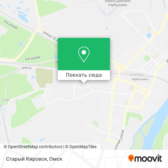 Карта Старый Кировск