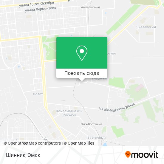 Карта Шинник