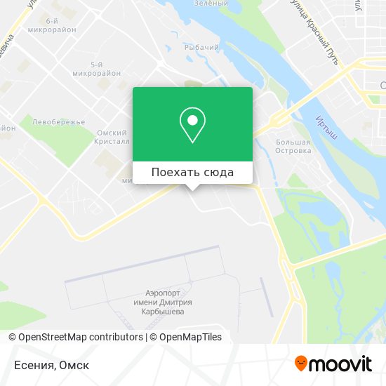 Карта Есения