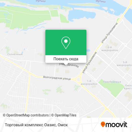 Карта Торговый комплекс Оазис