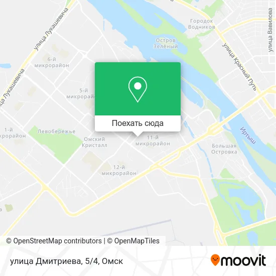 Карта улица Дмитриева, 5/4