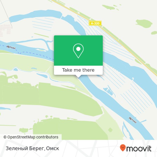 Карта Зеленый Берег