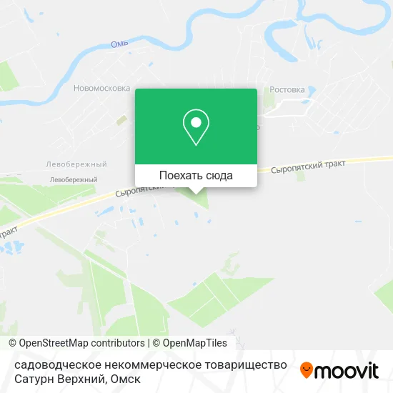 Карта садоводческое некоммерческое товарищество Сатурн Верхний