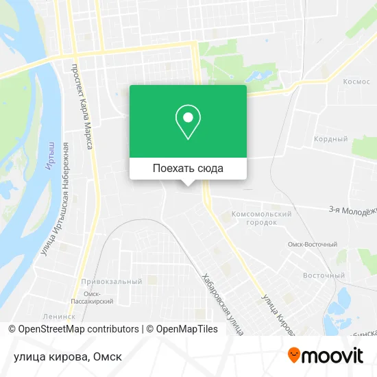 Карта улица кирова
