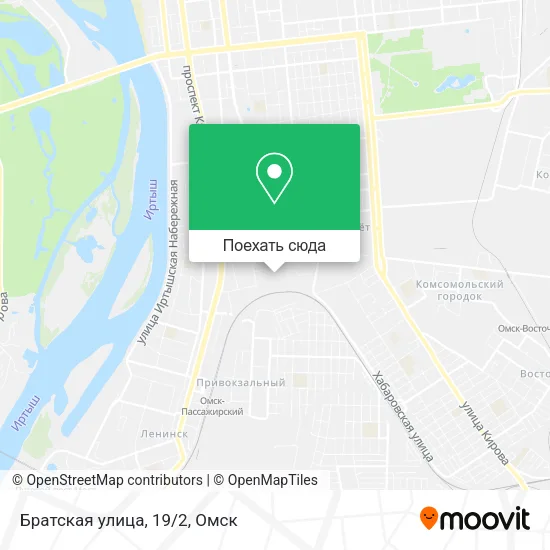 Карта Братская улица, 19/2