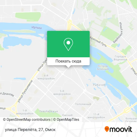 Карта улица Перелёта, 27