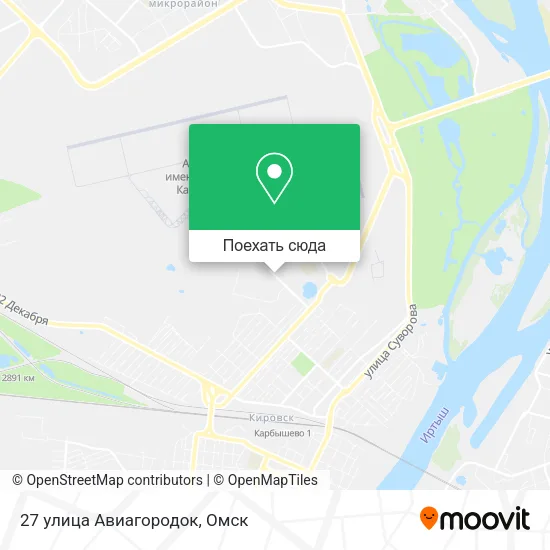 Карта 27 улица Авиагородок
