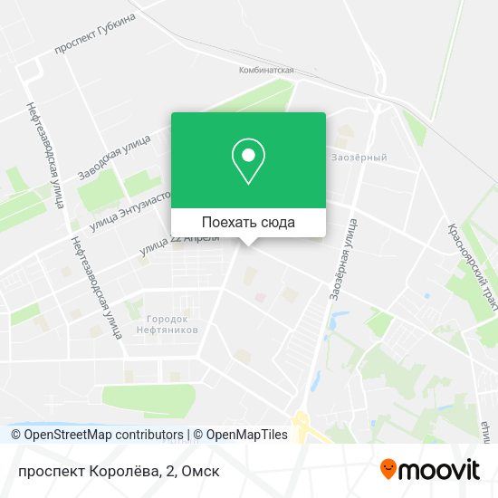 Карта проспект Королёва, 2