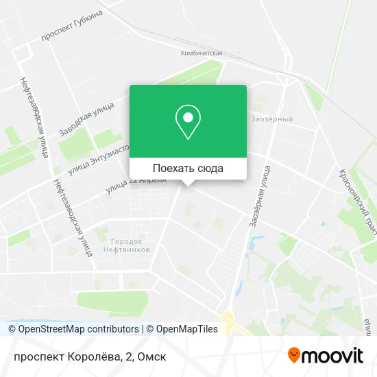 Карта проспект Королёва, 2