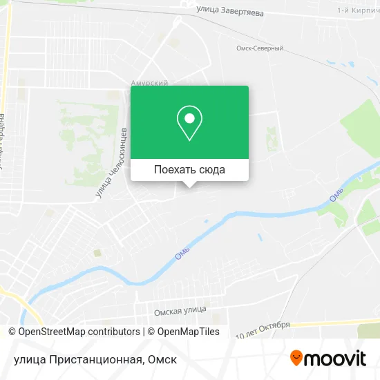 Карта улица Пристанционная