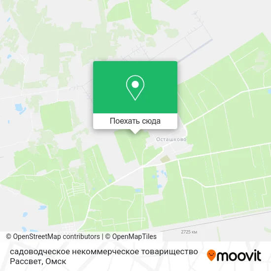 Карта садоводческое некоммерческое товарищество Рассвет