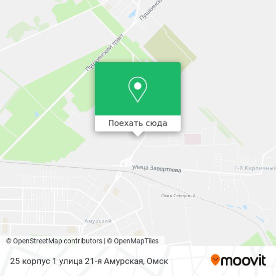 Карта 25 корпус 1 улица 21-я Амурская