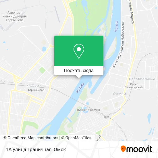 Карта 1А улица Граничная