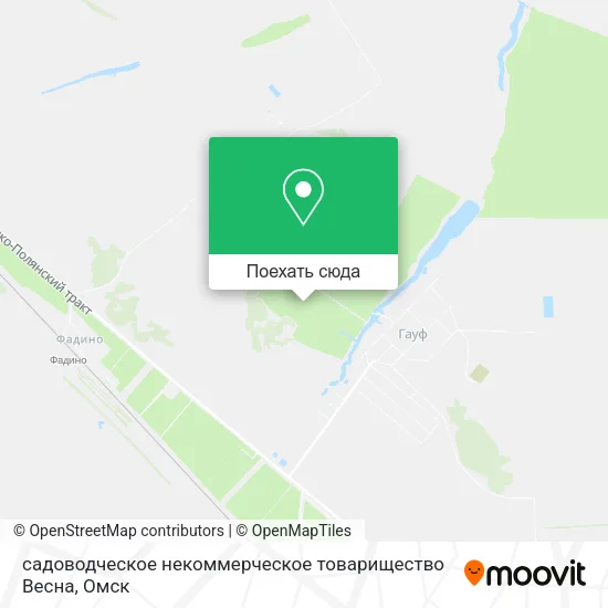 Карта садоводческое некоммерческое товарищество Весна