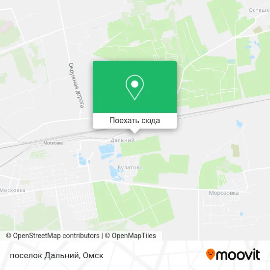 Карта поселок Дальний