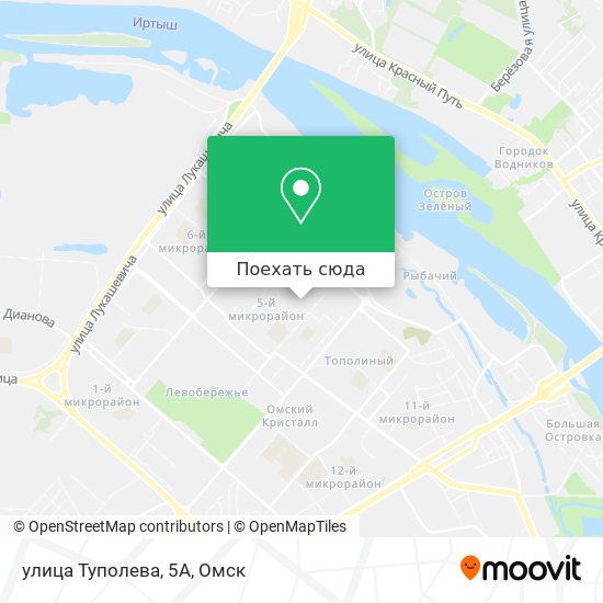 Карта улица Туполева, 5А