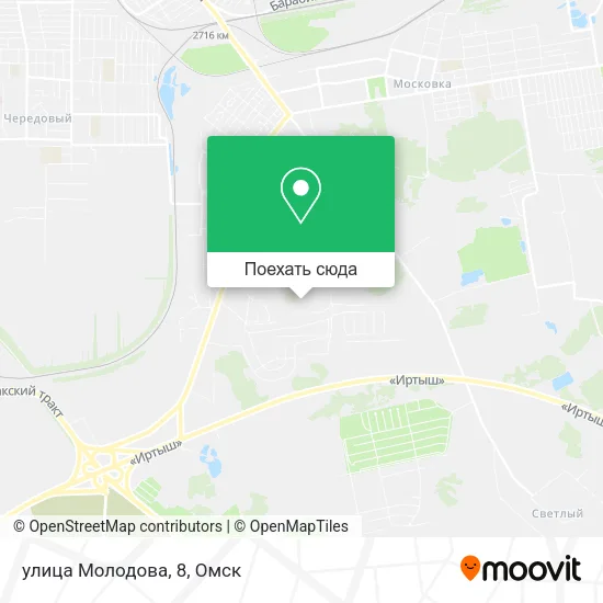Карта улица Молодова, 8