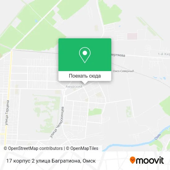 Карта 17 корпус 2 улица Багратиона