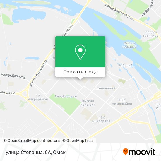 Карта улица Степанца, 6А