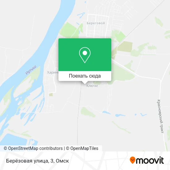 Карта Берёзовая улица, 3