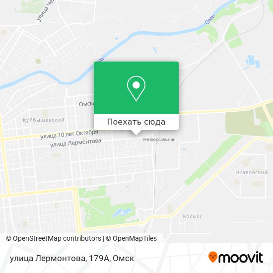 Карта улица Лермонтова, 179А