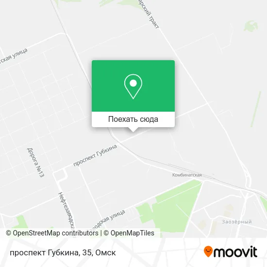 Карта проспект Губкина, 35