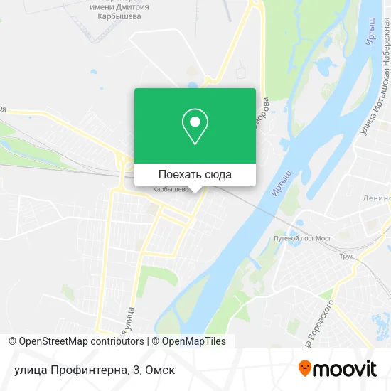 Карта улица Профинтерна, 3