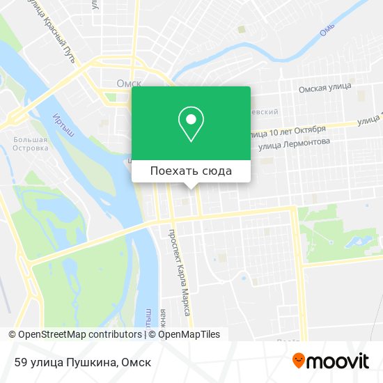 Карта 59 улица Пушкина