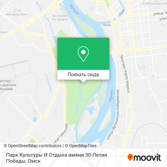 Карта Парк Культуры И Отдыха имени 30-Летия Победы
